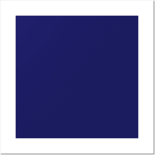 Pacific Ocean Blue Solid Color Posters and Art